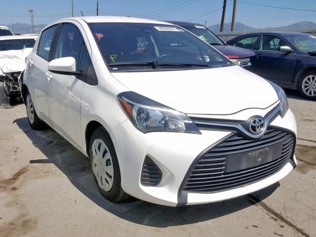 VNKKTUD33HA079995 - 2017 TOYOTA YARIS L WHITE photo 1