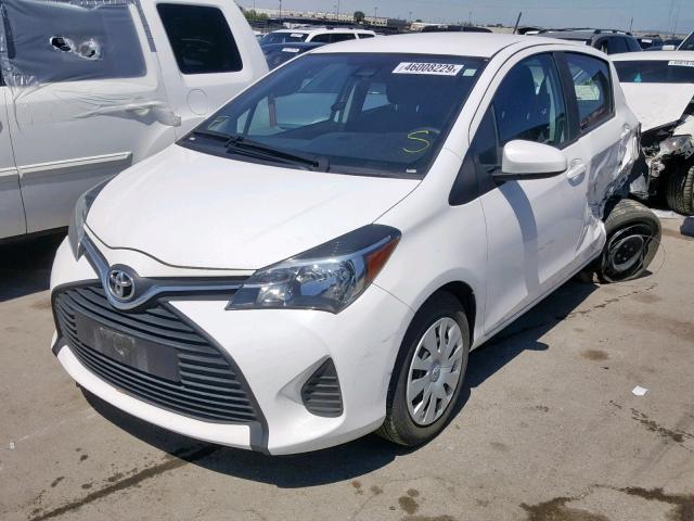 VNKKTUD33HA079995 - 2017 TOYOTA YARIS L WHITE photo 2