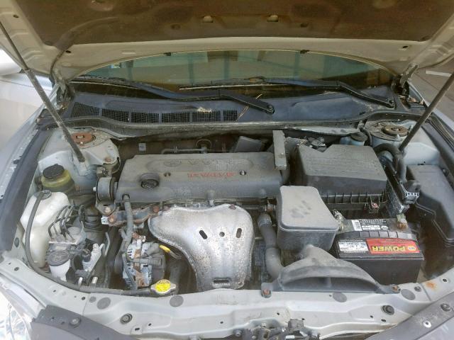 4T1BE46K97U507729 - 2007 TOYOTA CAMRY NEW SILVER photo 7