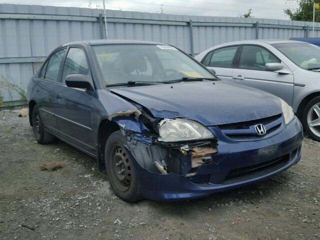 2HGES16484H910143 - 2004 HONDA CIVIC DX BLUE photo 1