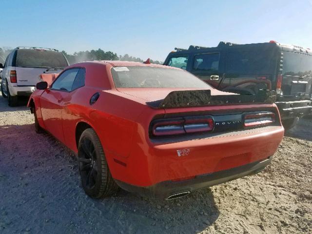 2C3CDZAG1JH112180 - 2018 DODGE CHALLENGER ORANGE photo 3