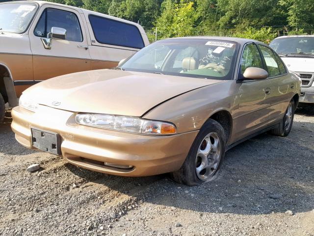 1G3WS52K5WF326012 - 1998 OLDSMOBILE INTRIGUE G GOLD photo 2