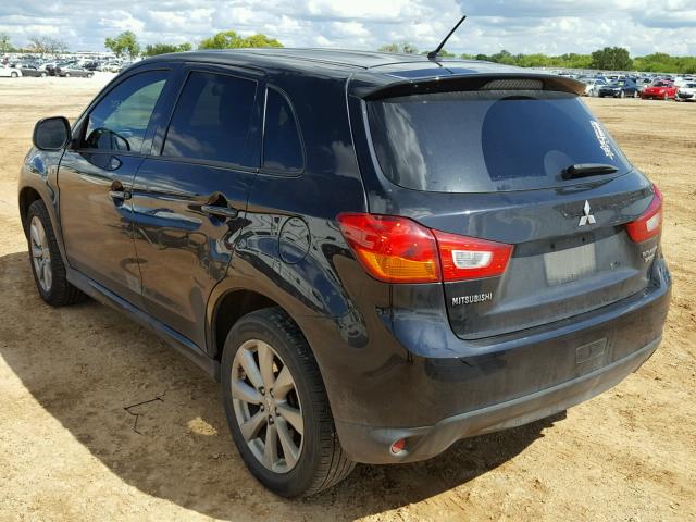 4A4AP3AU2FE028700 - 2015 MITSUBISHI OUTLANDER BLACK photo 3