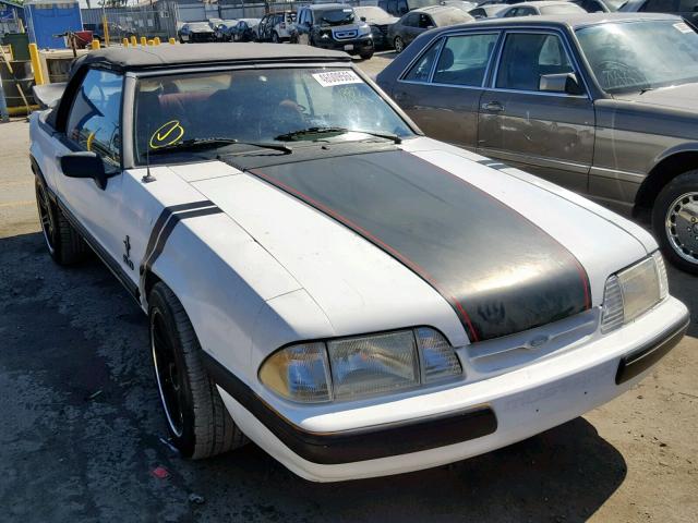 1FABP44E8KF189584 - 1989 FORD MUSTANG LX WHITE photo 1