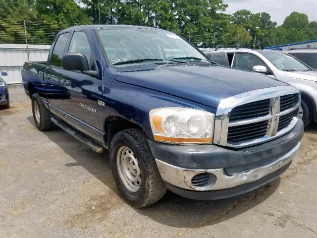 1D7HU18256J131680 - 2006 DODGE RAM 1500 S BLUE photo 1