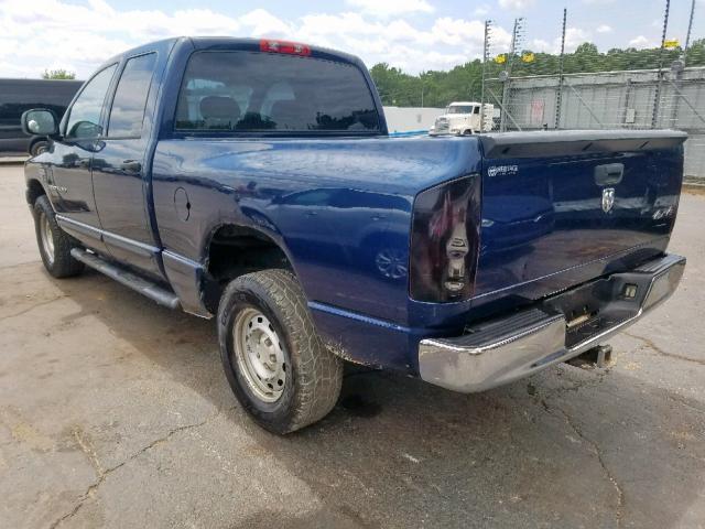 1D7HU18256J131680 - 2006 DODGE RAM 1500 S BLUE photo 3