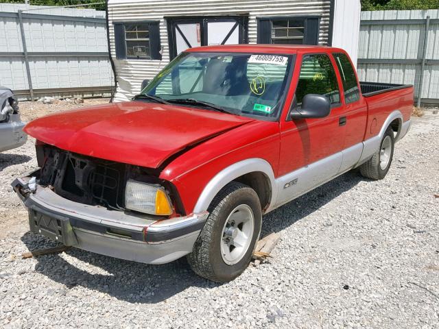 1GCCS1940T8207299 - 1996 CHEVROLET S TRUCK S1 RED photo 2