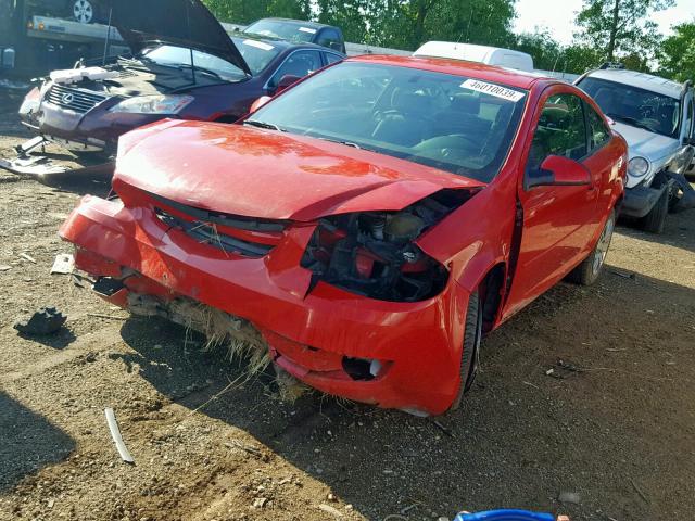 1G1AL15F677109278 - 2007 CHEVROLET COBALT LT RED photo 2