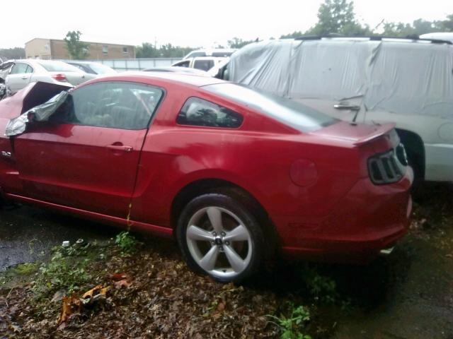 1ZVBP8CF0D5217850 - 2013 FORD MUSTANG GT RED photo 3