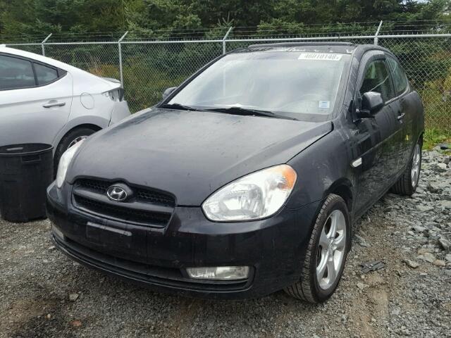 KMHCN3BCXBU205727 - 2011 HYUNDAI ACCENT SE BLACK photo 2