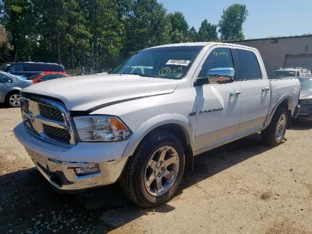 1C6RD7NT2CS327832 - 2012 DODGE RAM 1500 L WHITE photo 2