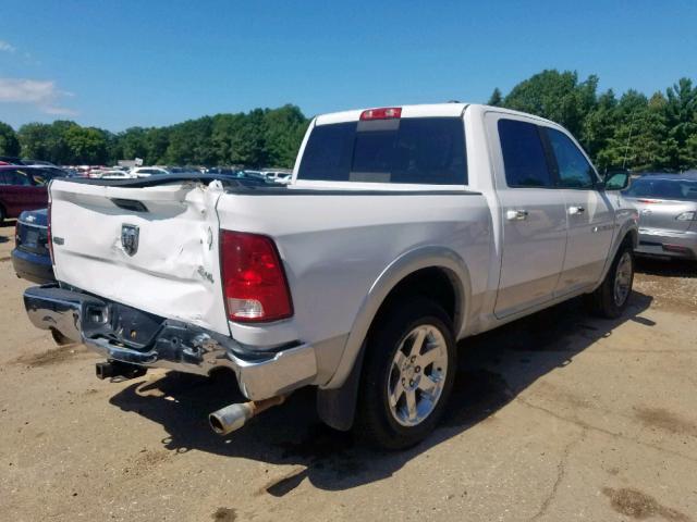 1C6RD7NT2CS327832 - 2012 DODGE RAM 1500 L WHITE photo 4