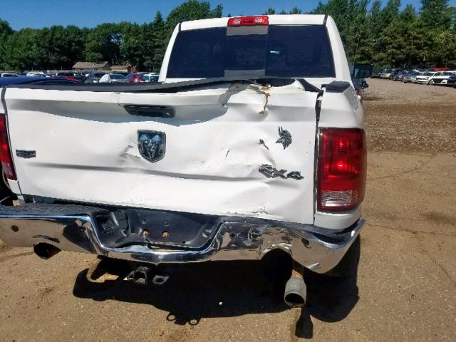 1C6RD7NT2CS327832 - 2012 DODGE RAM 1500 L WHITE photo 9