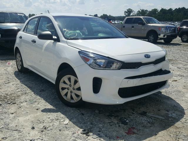 3KPA25AB8JE056546 - 2018 KIA RIO LX WHITE photo 1