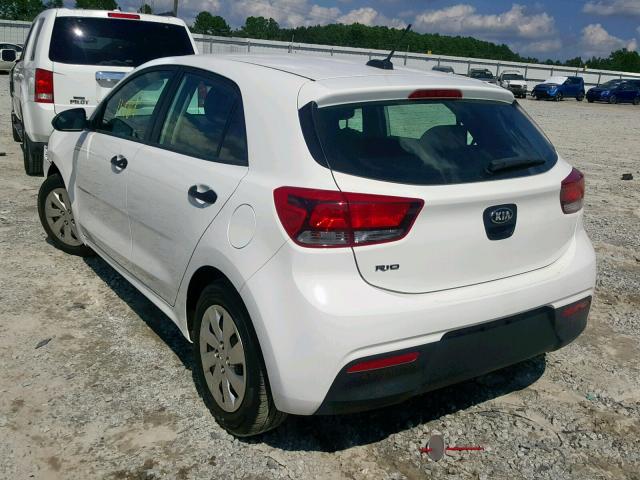 3KPA25AB8JE056546 - 2018 KIA RIO LX WHITE photo 3