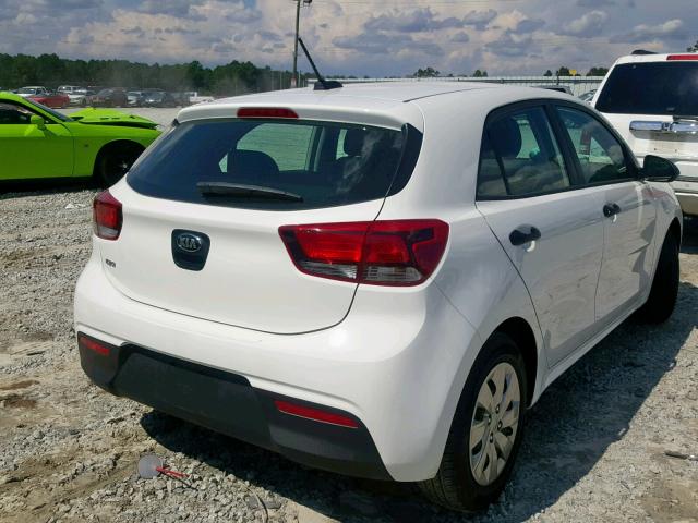 3KPA25AB8JE056546 - 2018 KIA RIO LX WHITE photo 4