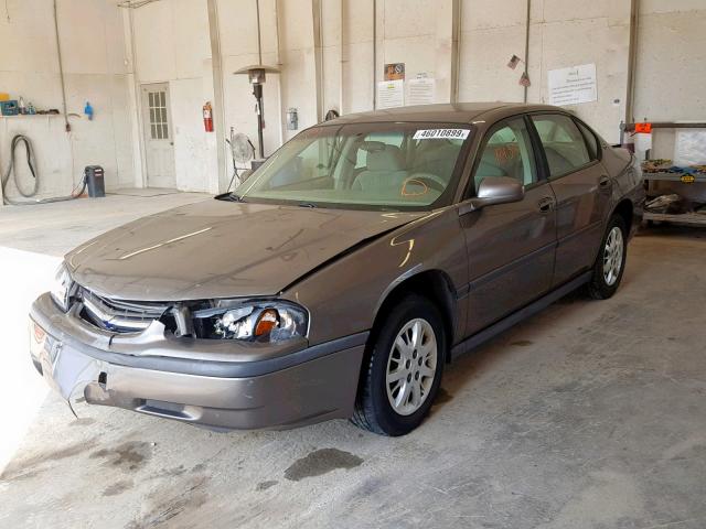 2G1WF52E939311685 - 2003 CHEVROLET IMPALA BEIGE photo 2