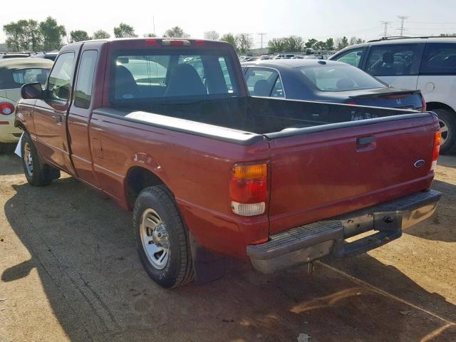 1FTYR14VXXPB72400 - 1999 FORD RANGER SUP RED photo 3