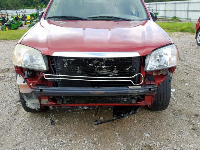 4F2YU06111KM58160 - 2001 MAZDA TRIBUTE DX RED photo 9