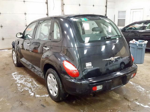 3A8FY48B58T137572 - 2008 CHRYSLER PT CRUISER BLACK photo 3