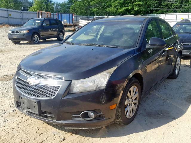 1G1PF5S99B7283894 - 2011 CHEVROLET CRUZE LT CHARCOAL photo 2