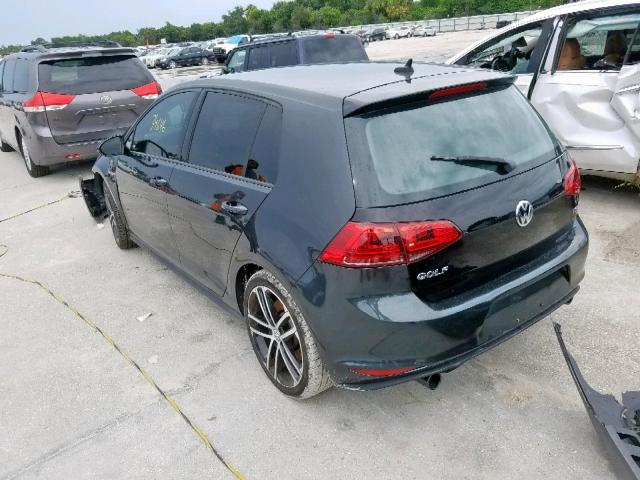 3VW447AU4HM061132 - 2017 VOLKSWAGEN GTI S/SE CHARCOAL photo 3