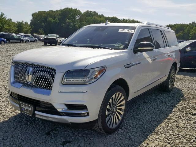 5LMJJ3LT5KEL16274 - 2019 LINCOLN NAVIGATOR WHITE photo 2