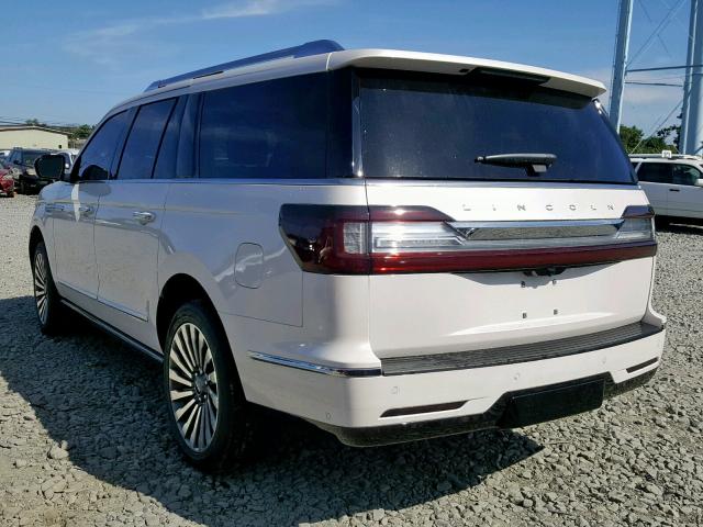 5LMJJ3LT5KEL16274 - 2019 LINCOLN NAVIGATOR WHITE photo 3