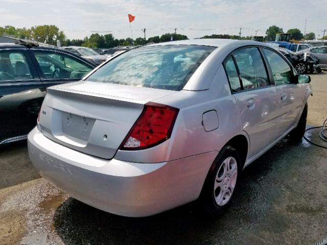 1G8AJ52F54Z111638 - 2004 SATURN ION LEVEL GRAY photo 4