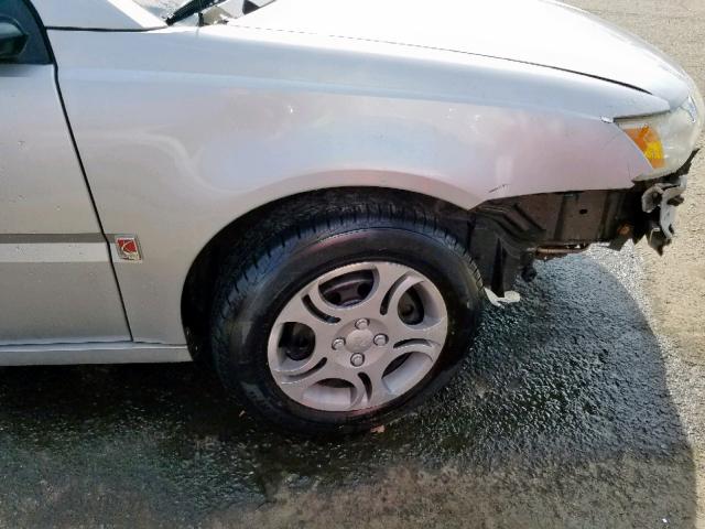 1G8AJ52F54Z111638 - 2004 SATURN ION LEVEL GRAY photo 9