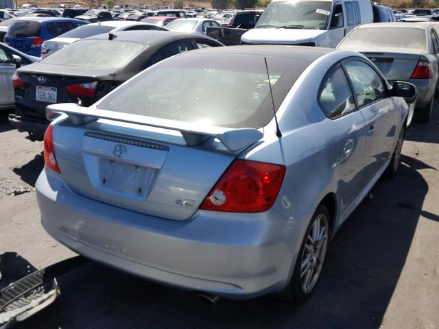 JTKDE177370216861 - 2007 TOYOTA SCION TC ლურჯი ფოტო 4