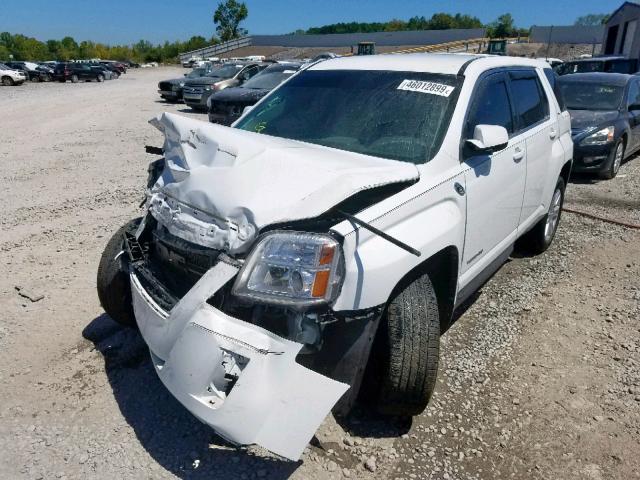 2GKALMEK4C6206175 - 2012 GMC TERRAIN SL WHITE photo 2