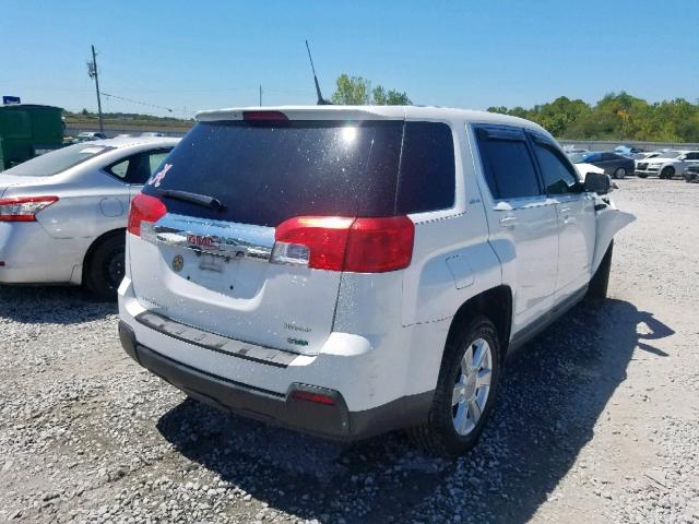 2GKALMEK4C6206175 - 2012 GMC TERRAIN SL WHITE photo 4