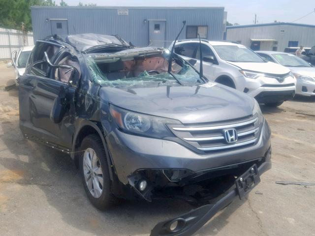 2HKRM3H79DH504456 - 2013 HONDA CR-V EXL SILVER photo 1