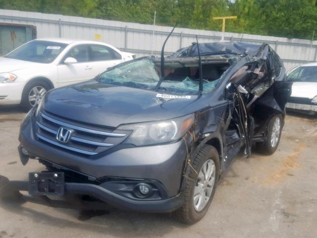 2HKRM3H79DH504456 - 2013 HONDA CR-V EXL SILVER photo 2