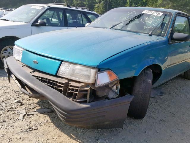 1G1JC1441R7116058 - 1994 CHEVROLET CAVALIER V BLUE photo 9