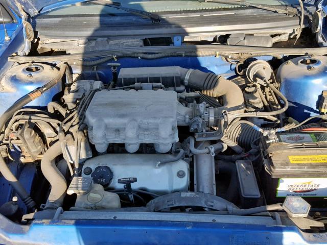 3B3XP6532PT582178 - 1993 DODGE SHADOW ES BLUE photo 7