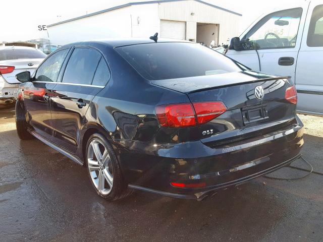 3VW5S7AJ4GM244299 - 2016 VOLKSWAGEN JETTA GLI BLACK photo 3