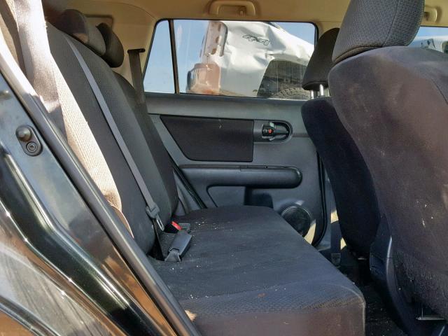 JTLKE50E791064535 - 2009 TOYOTA SCION XB შავი ფოტო 6