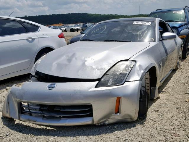 JN1BZ34D07M503482 - 2007 NISSAN 350Z COUPE SILVER photo 2