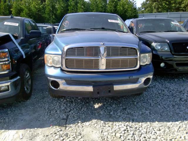 1D7HU18D75J617116 - 2005 DODGE RAM 1500 S BLUE photo 10