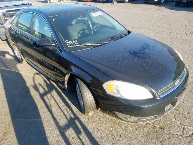 2G1WB5EK3A1252688 - 2010 CHEVROLET IMPALA LT BLACK photo 1