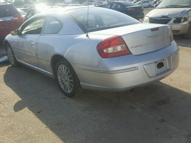 4C3AG52H23E084221 - 2003 CHRYSLER SEBRING LX SILVER photo 3