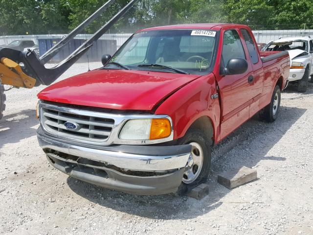 2FTRX17224CA57928 - 2004 FORD F-150 HERI RED photo 2