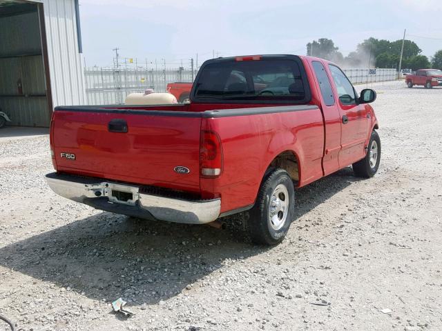 2FTRX17224CA57928 - 2004 FORD F-150 HERI RED photo 4