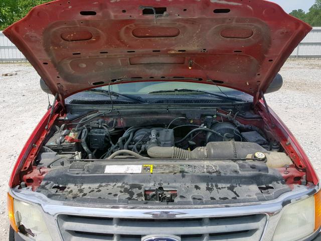 2FTRX17224CA57928 - 2004 FORD F-150 HERI RED photo 7