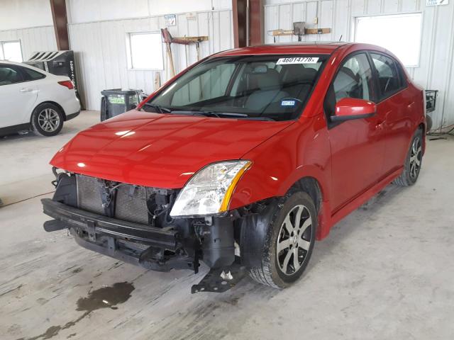 3N1AB6AP0CL687522 - 2012 NISSAN SENTRA 2.0 RED photo 2