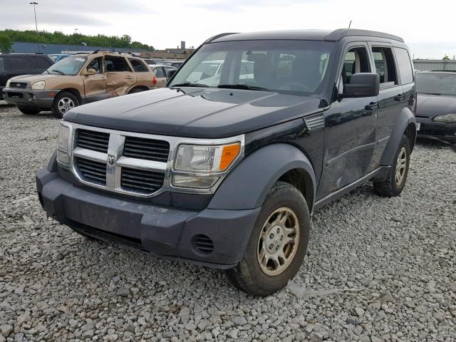 1D8GU28K77W588900 - 2007 DODGE NITRO SXT BLACK photo 2