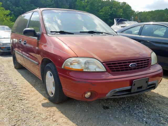 2FMZA51492BA30999 - 2002 FORD WINDSTAR L RED photo 1