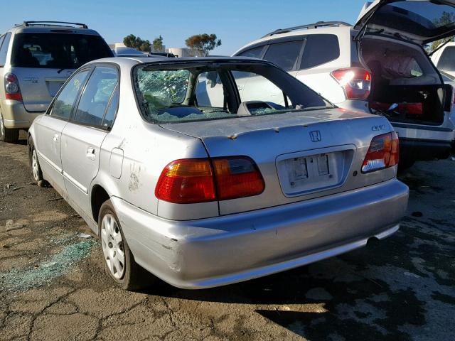 2HGEJ6613YH558763 - 2000 HONDA CIVIC BASE 灰色 照片 3